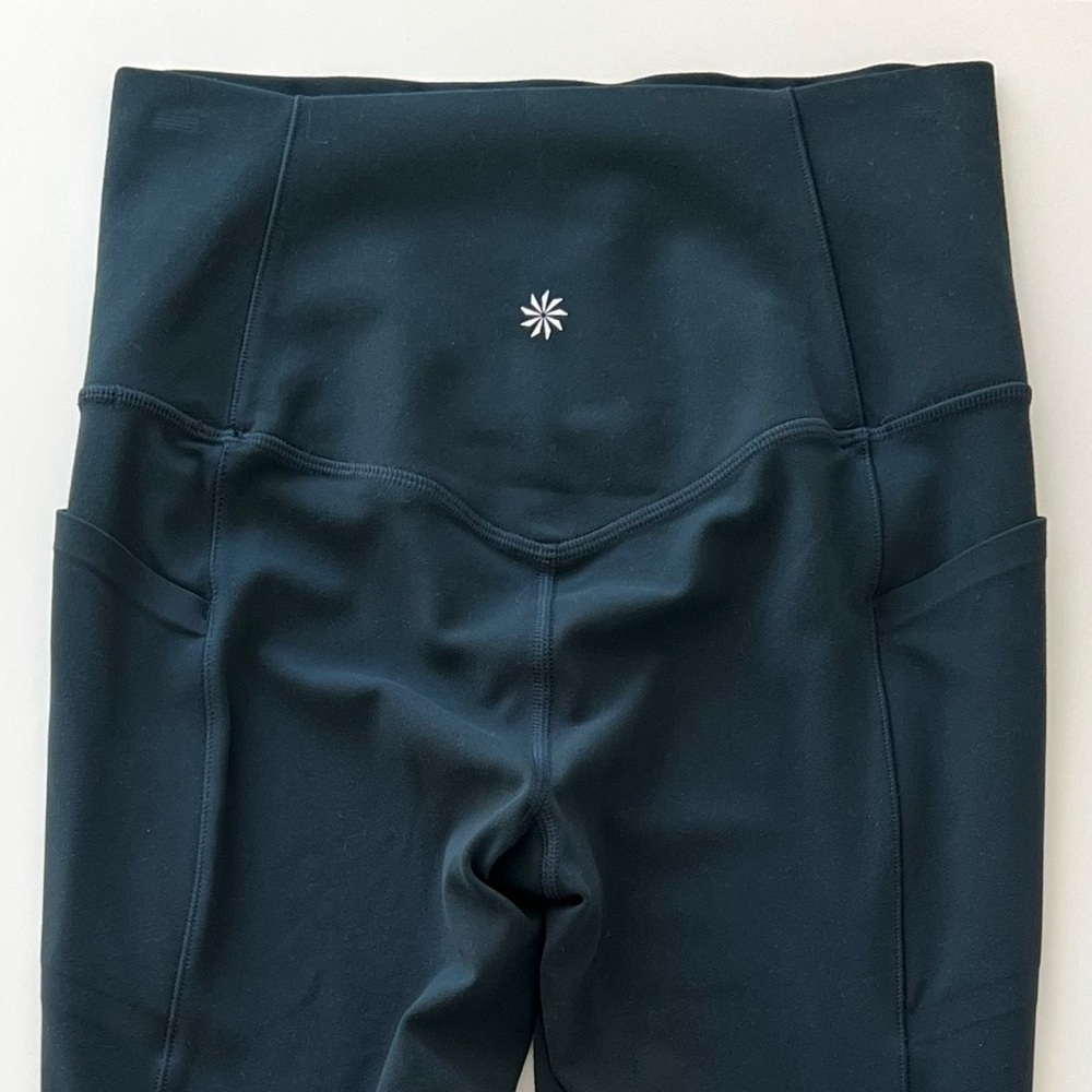 Athleta Salutation Stash High Rise Legging XS cypress green NWOT - Picture 7 of 8